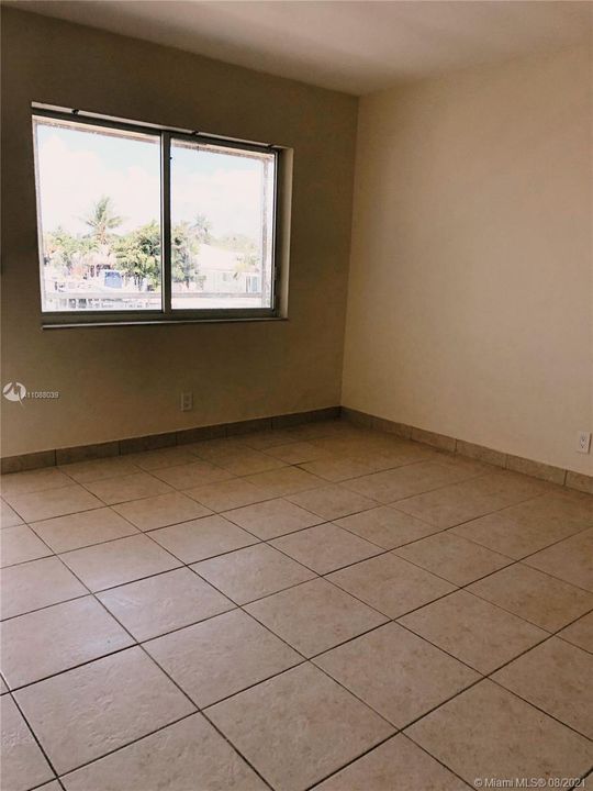 Main Living Area with large window facing the water