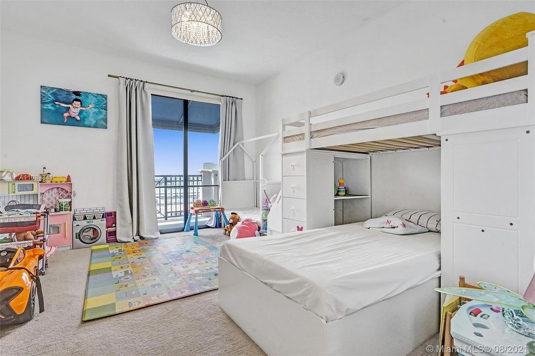 Huge bedrooms. 2nd bedroom boasts it's own balcony and great views.