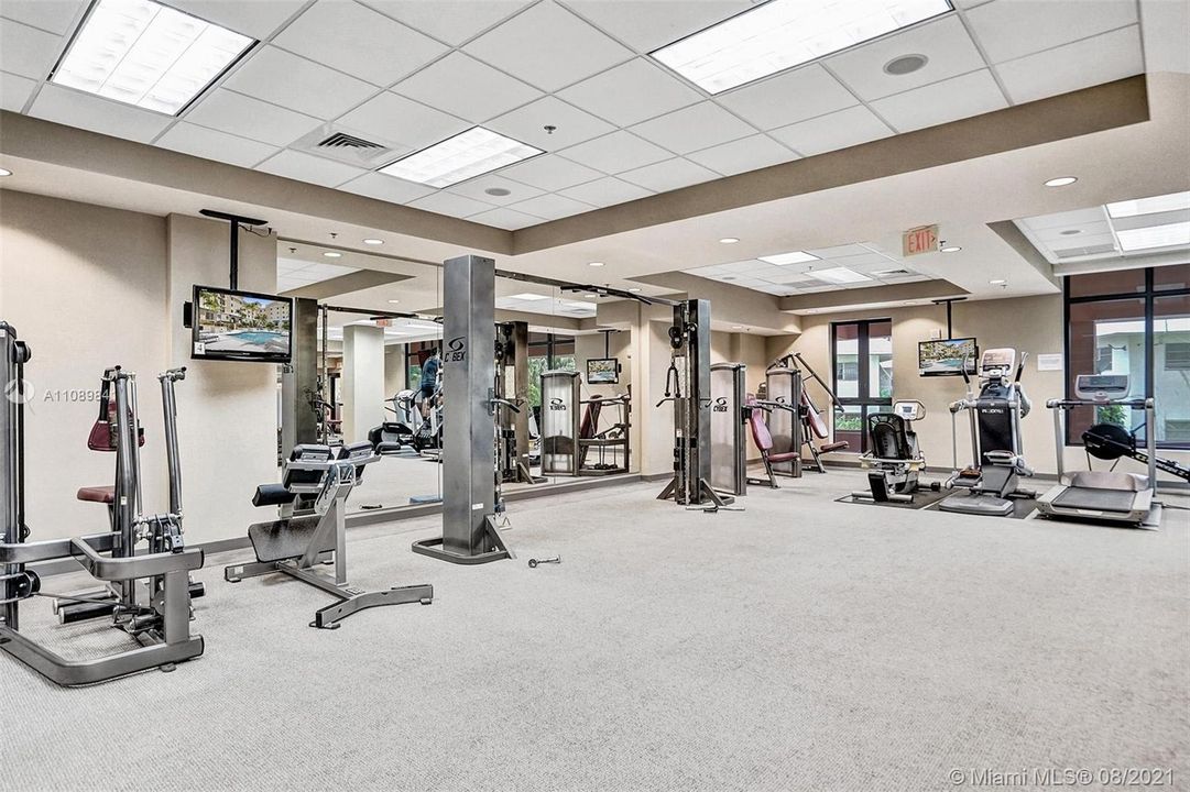 Who needs to pay gym fees when you live at the Colonnade?