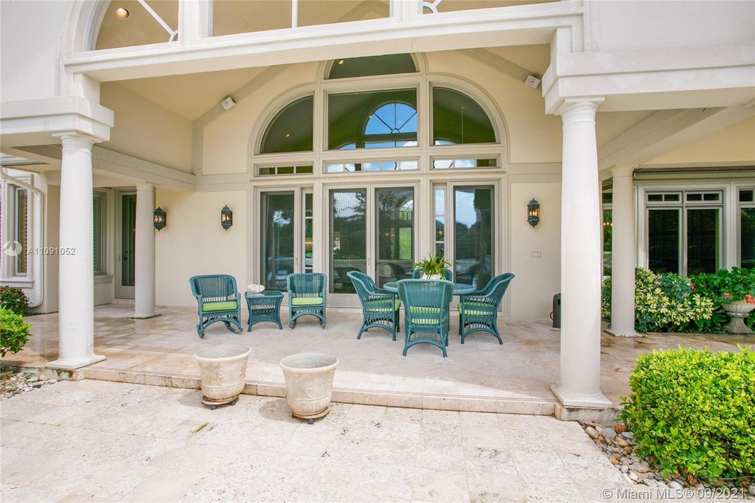 Covered patio