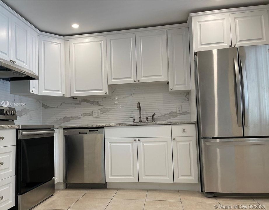 Newly remodeled kitchen