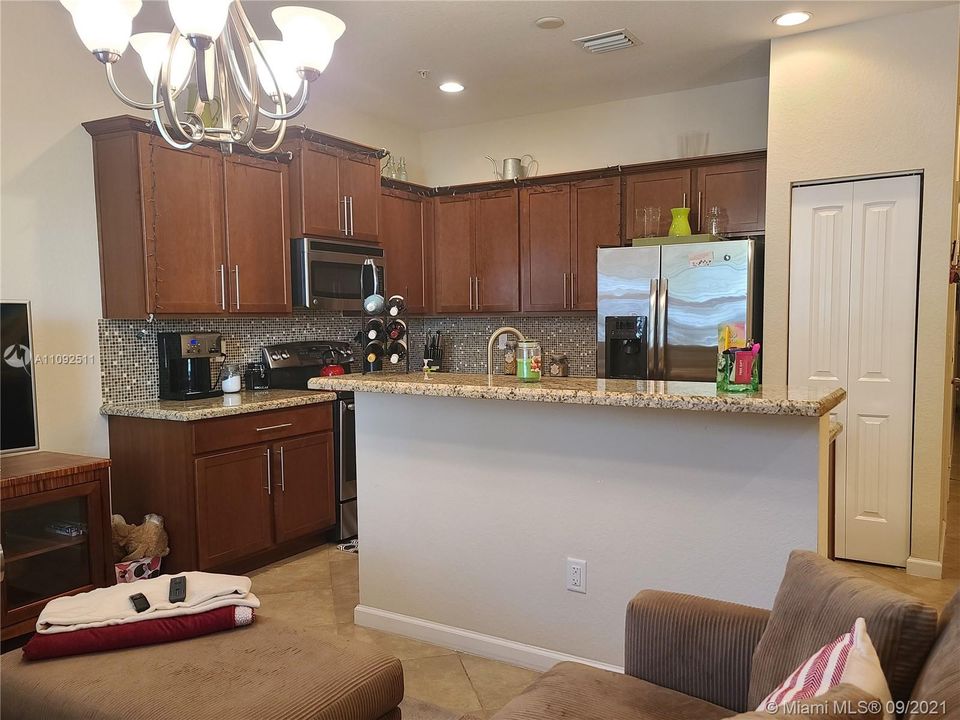 kitchen from living room