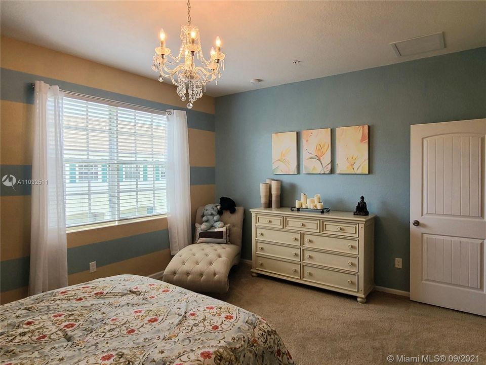 bright, large master bedroom