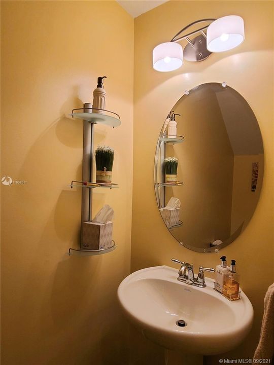 half bath downstairs