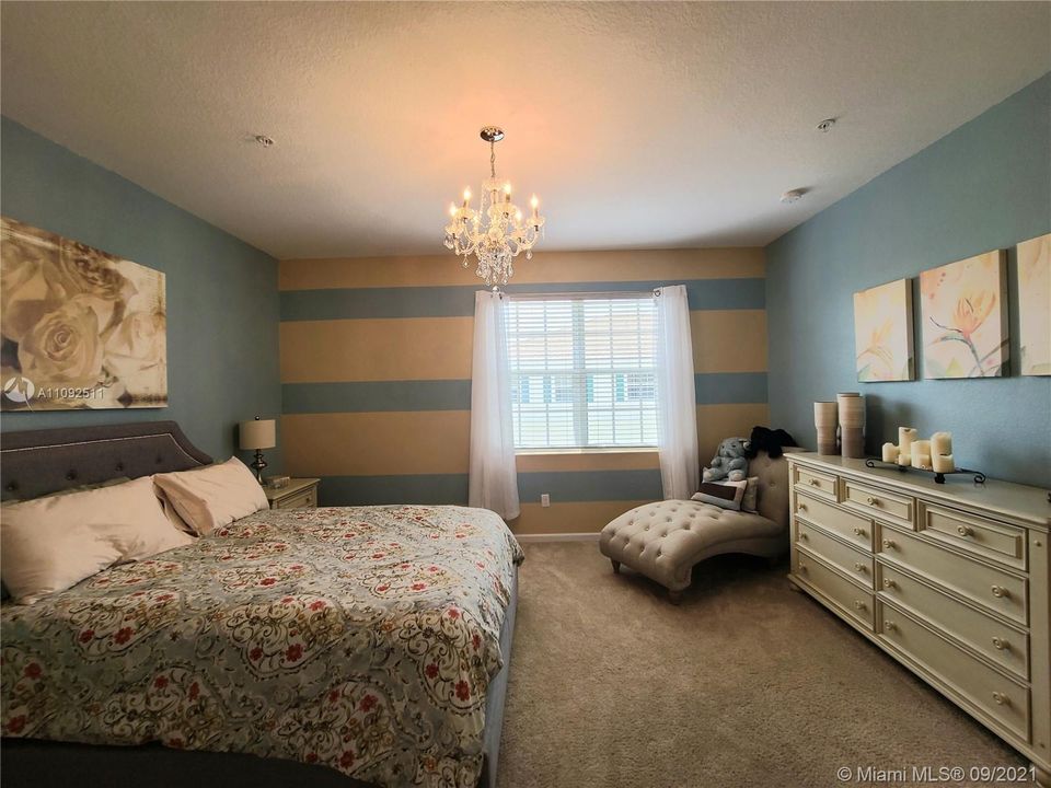 Plenty of room in this master bedroom