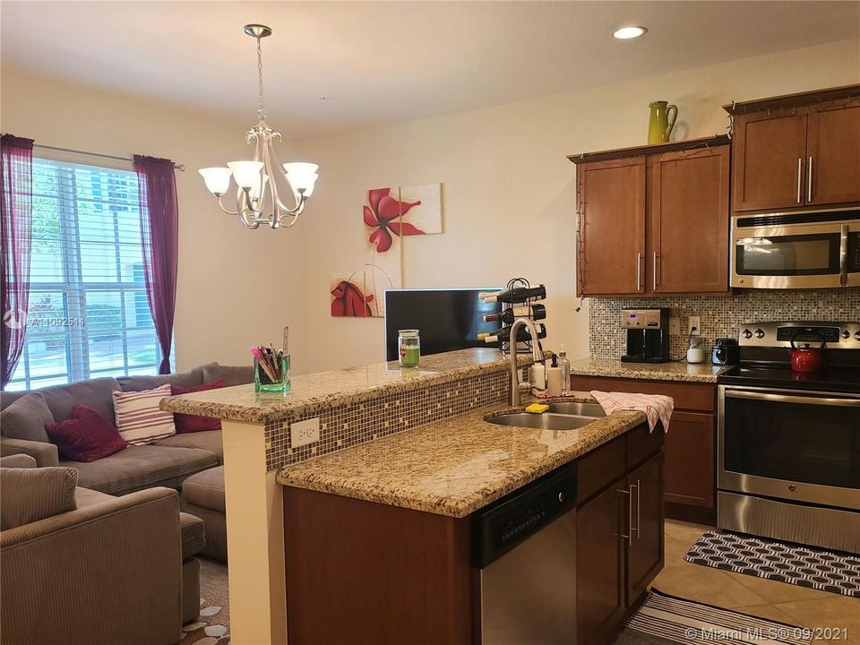 kitchen with upgrades