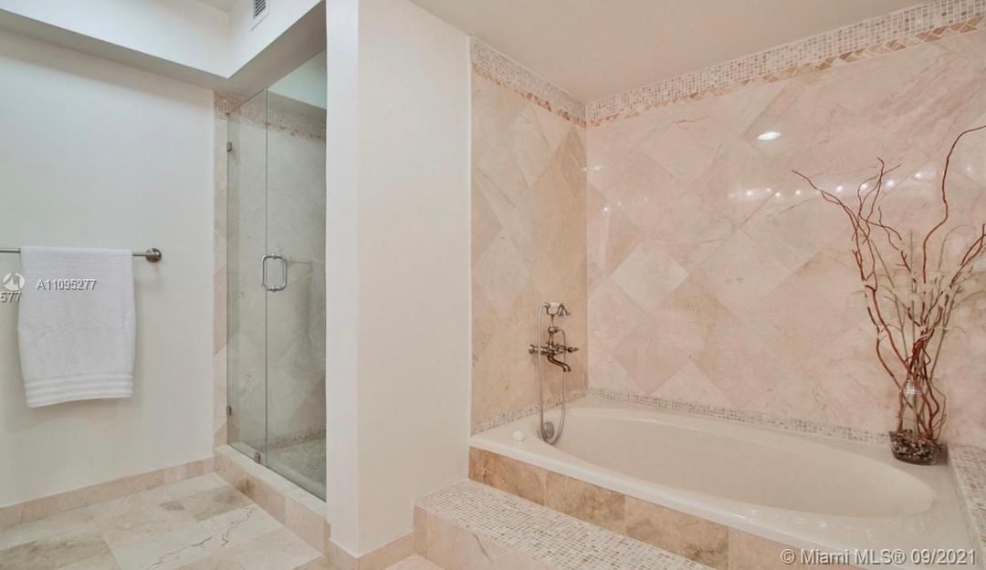 MASTER TUB AND SEPARATE SHOWER