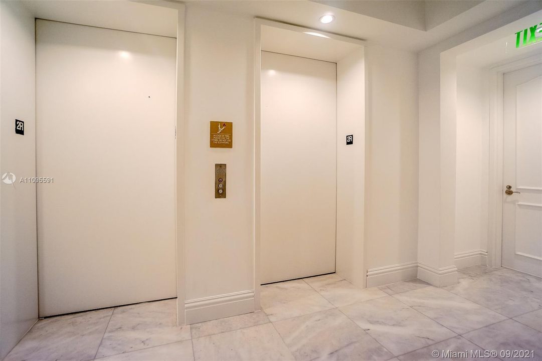 Private Elevator / Entrance
