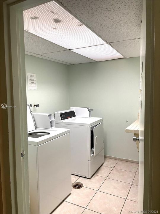 laundry room just next to the unit