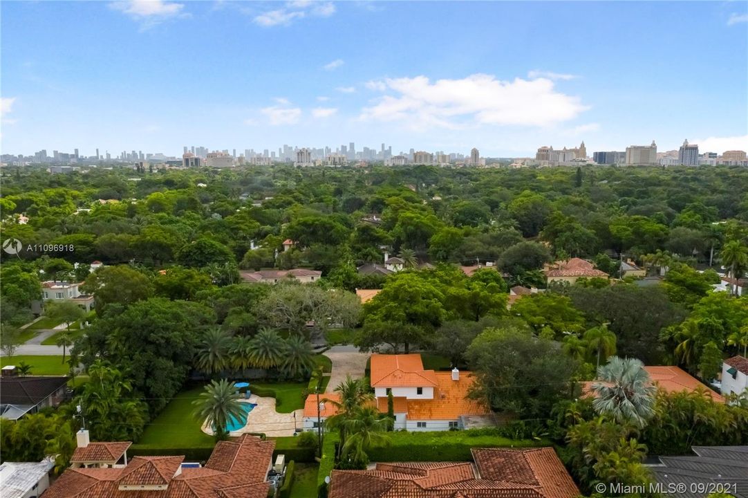 Overhead View of Coral Gables