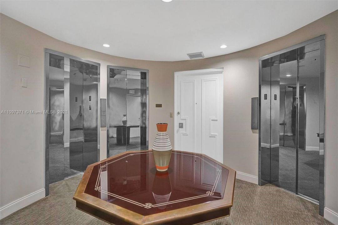 3rd floor lobby/elevators