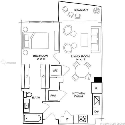 Recently Rented: $2,639 (1 beds, 1 baths, 720 Square Feet)
