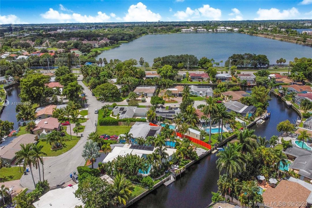 prime waterfrontage within walking distance to Veteran's Park and lake trails