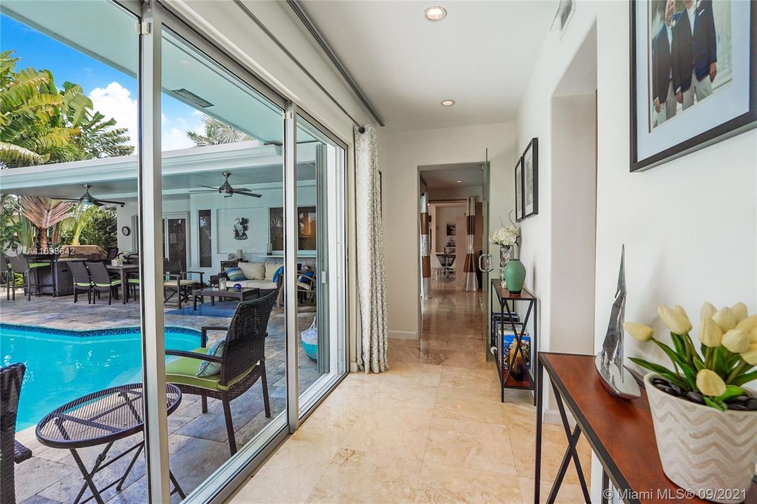 sliding glass doors in almost all rooms