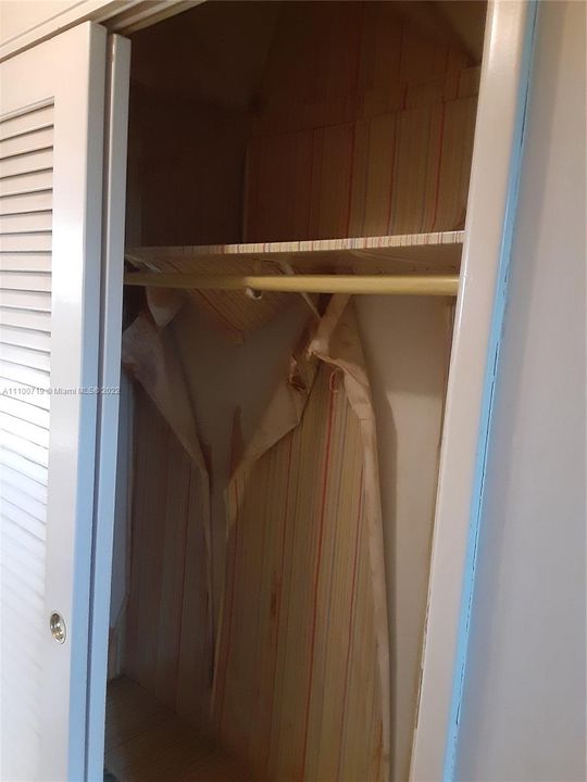 Actual second bedroom closet
