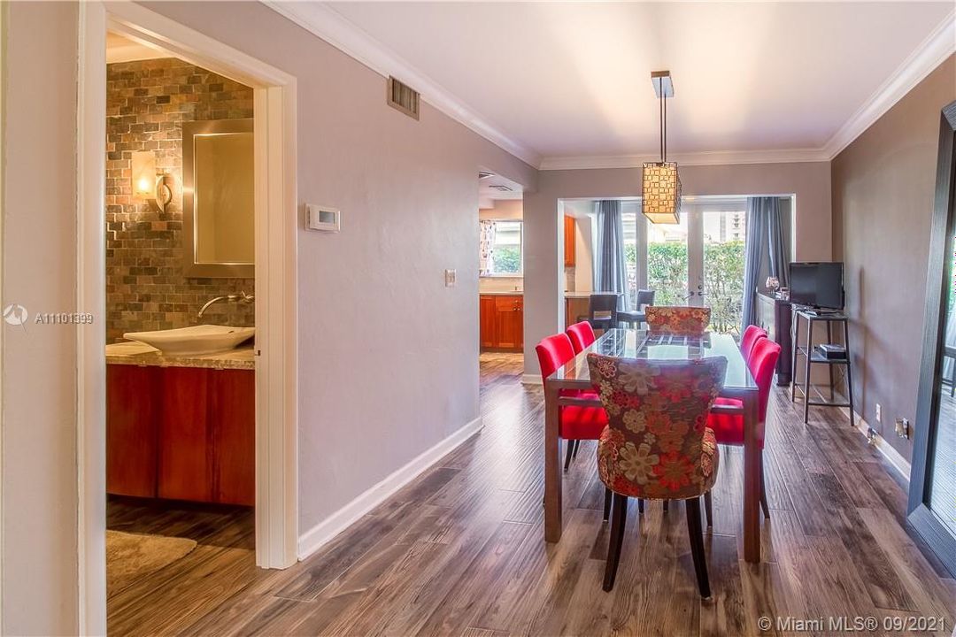 Dining Area / Half Bath