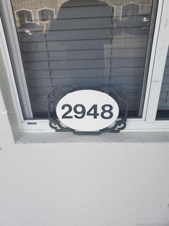 Address on Window