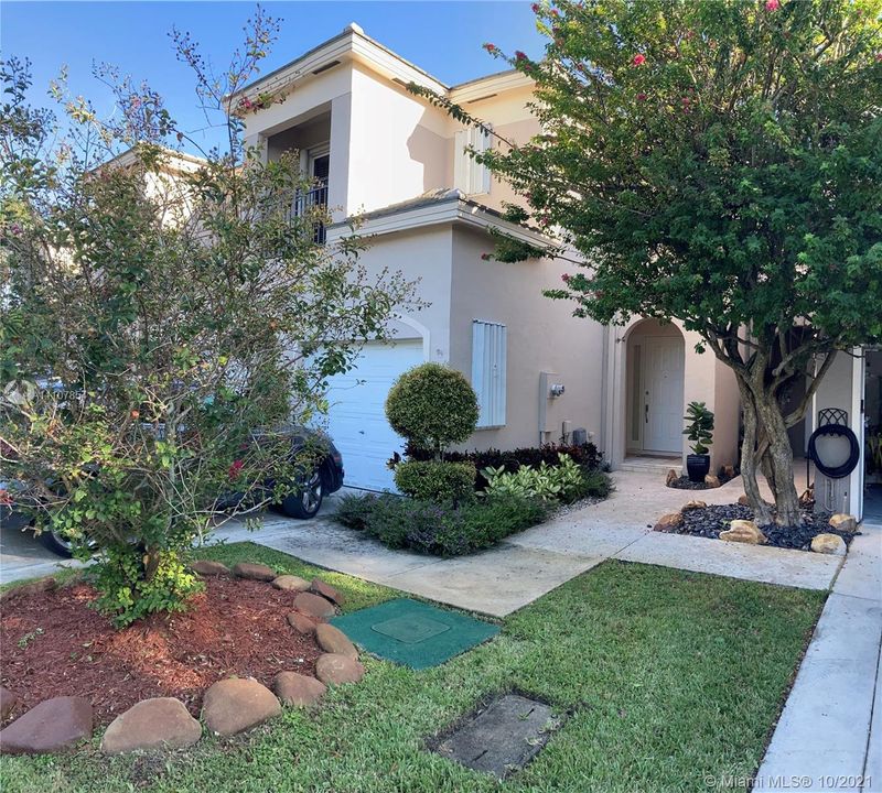 Main entrance to unit