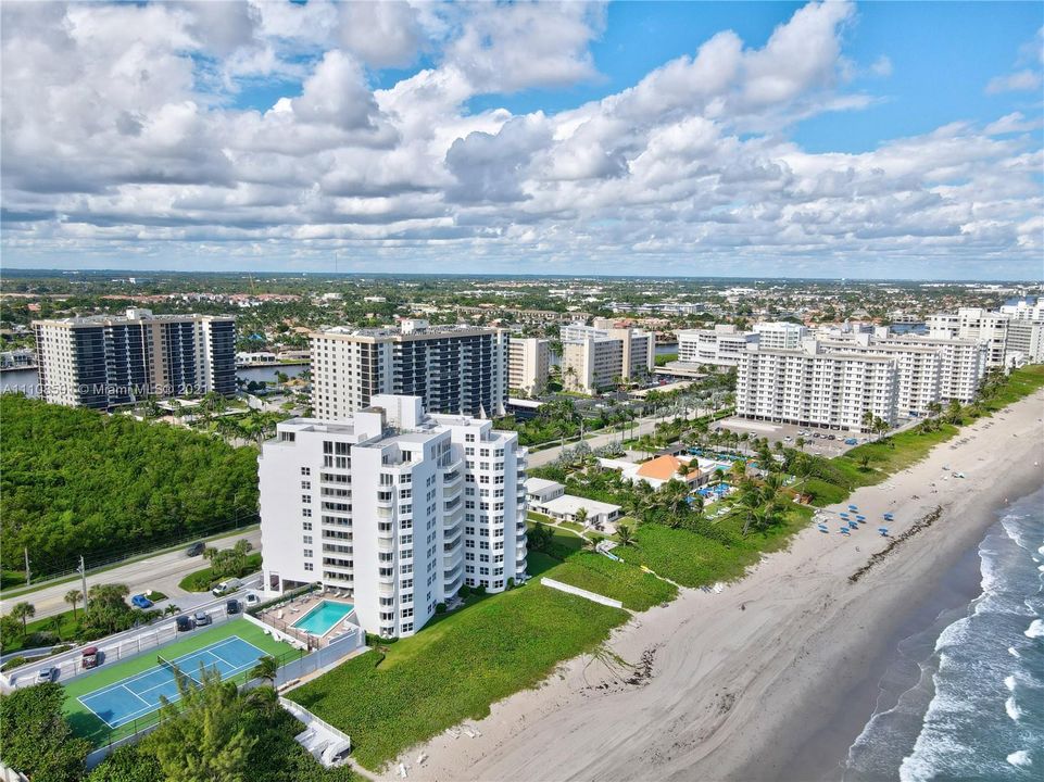 The Clarendon is a Direct Oceanfront Building on Highland Beach