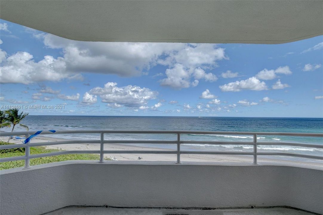 Direct Ocean View From Living, Dining, Kitchen, and Main Bedroom