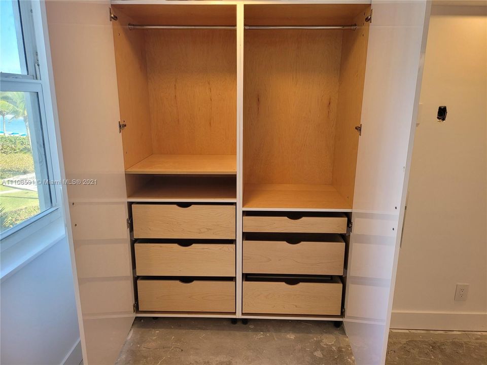 2nd Bedroom Built out Closet