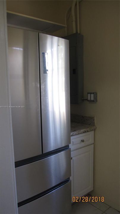 New Stainless Steel French door  refrigerator.
