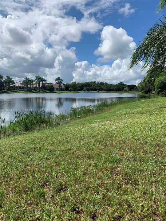 lake across from property