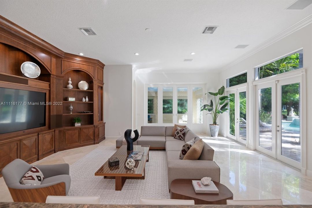 Bright and Airy Open Concept Family Room - The Center Hub of the Home