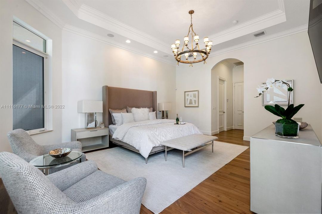 Master Bedroom Suite with Sitting Area