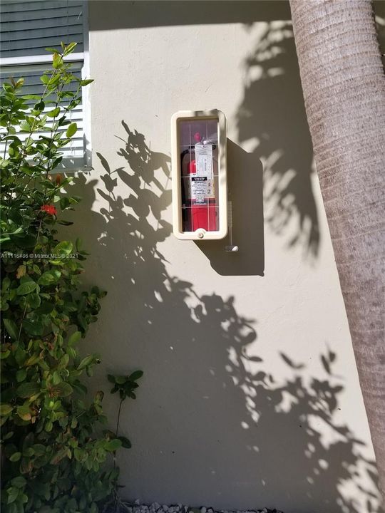 Exterior Fire Extinguisher