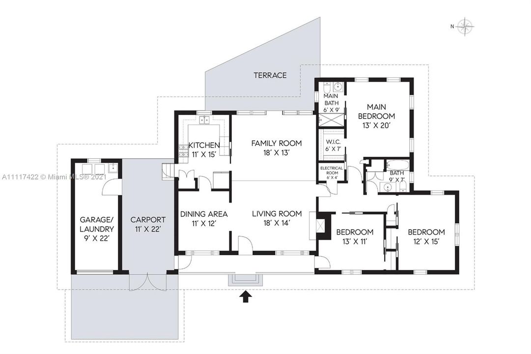 最近售出: $1,295,000 (3 贝兹, 2 浴室, 1833 平方英尺)