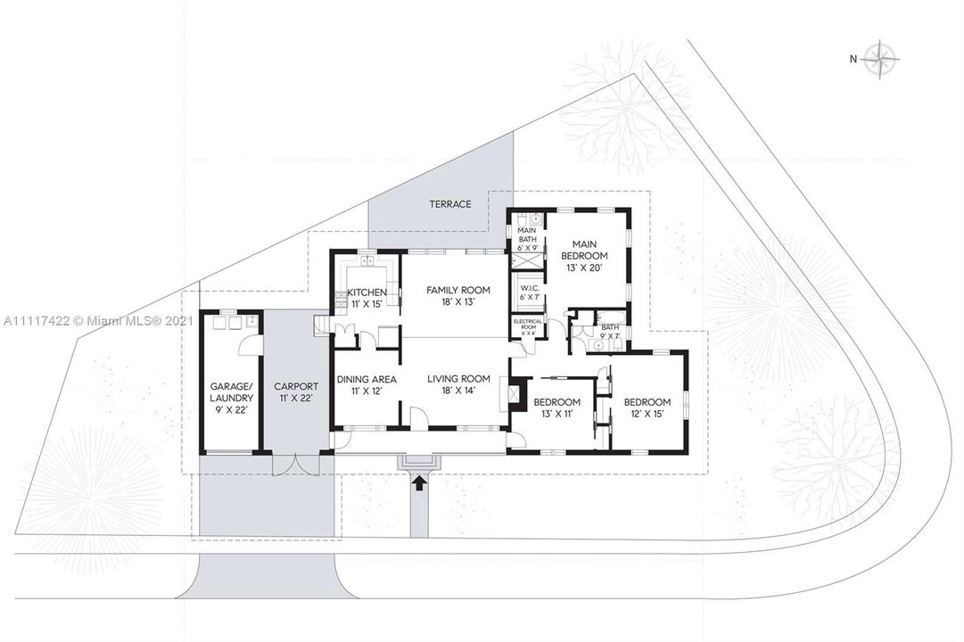 最近售出: $1,295,000 (3 贝兹, 2 浴室, 1833 平方英尺)