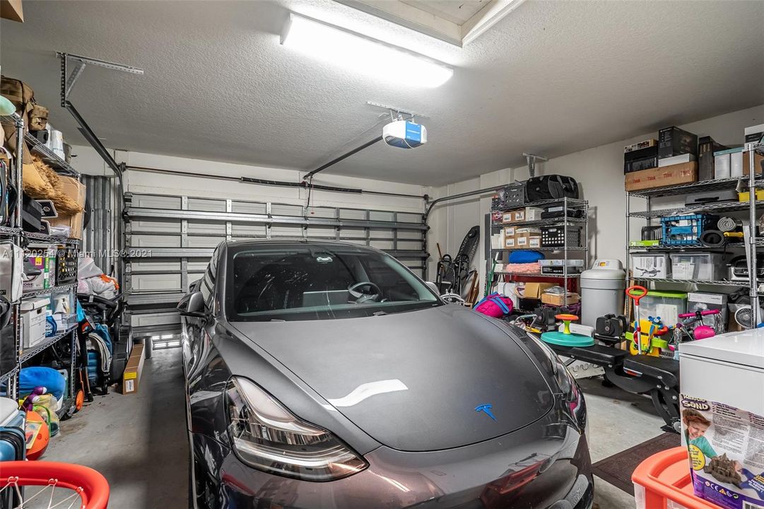 Garage prewired for Electric Vehicle