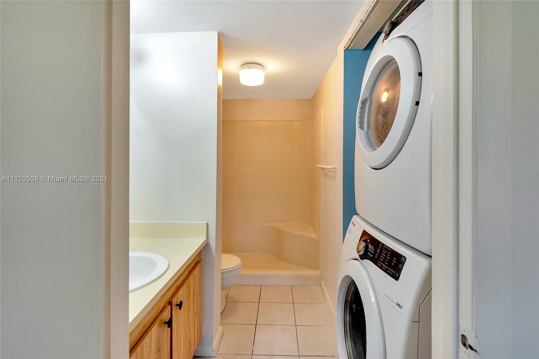Washer and Dryer Master Bedroom 2nd
