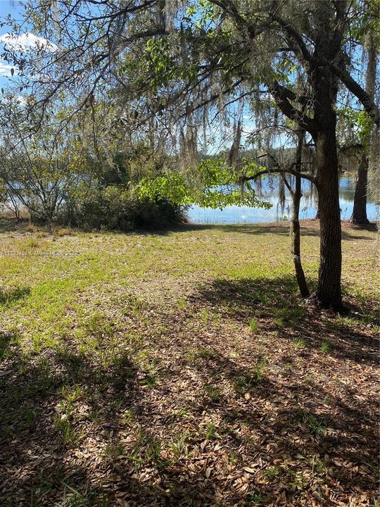 Lake view, left side of property