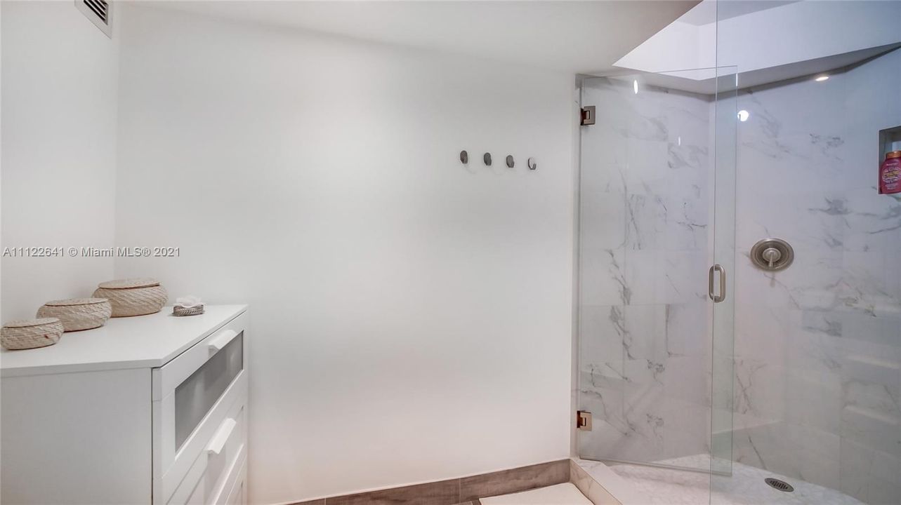 Master bathroom shower renovated