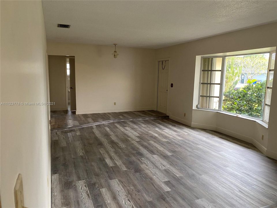 Living and dining area