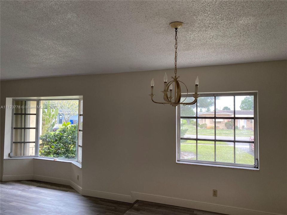 Living and dining area
