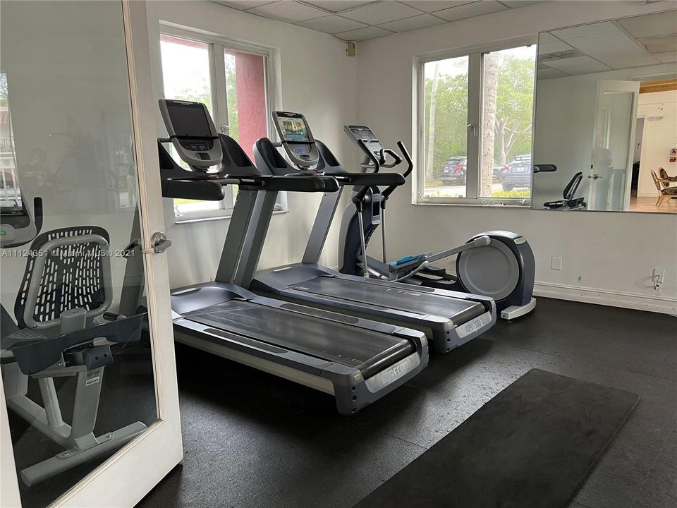 gym at the clubhouse