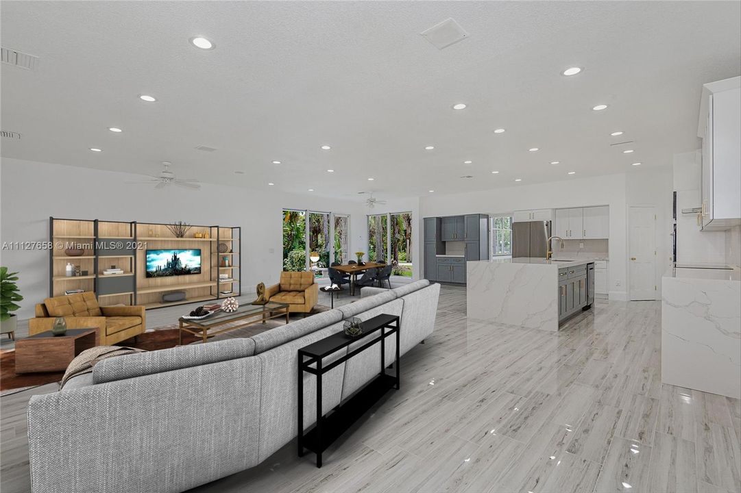 Staged Kitchen Area