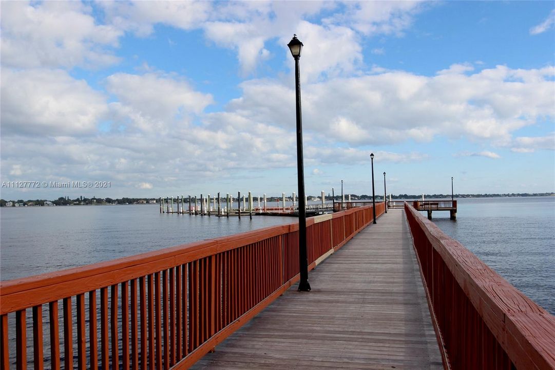 Downtown Stuart Public Dock space.