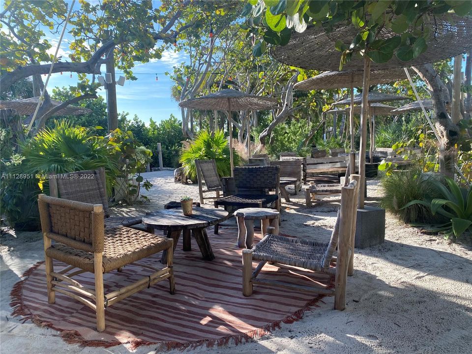 Have lunch at the Tulum styled beach bar.  Weekend DJ will spin your favorite tunes.  Live the Resort lifestyle every day.