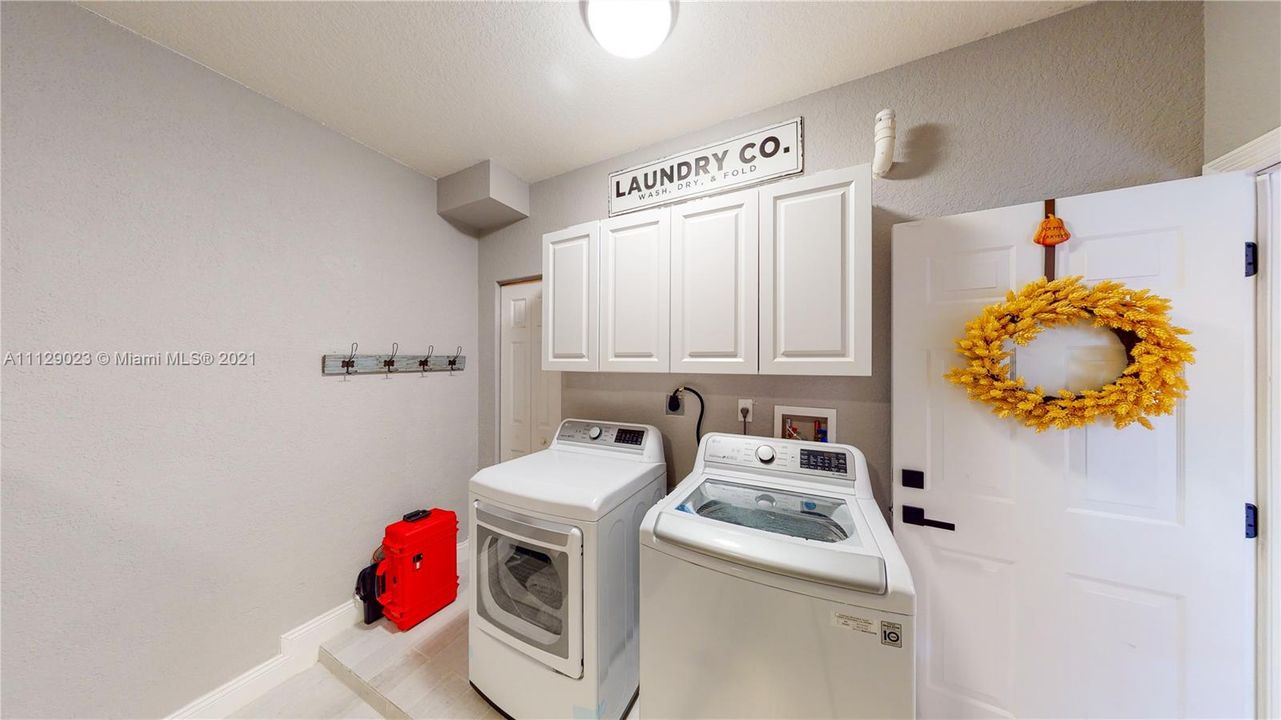 Laundry area