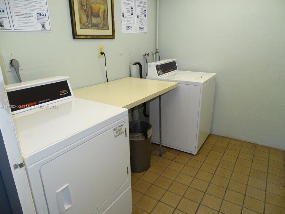 LAUNDRY FACILITY ON THE SAME FLOOR NEAR TO THE UNIT