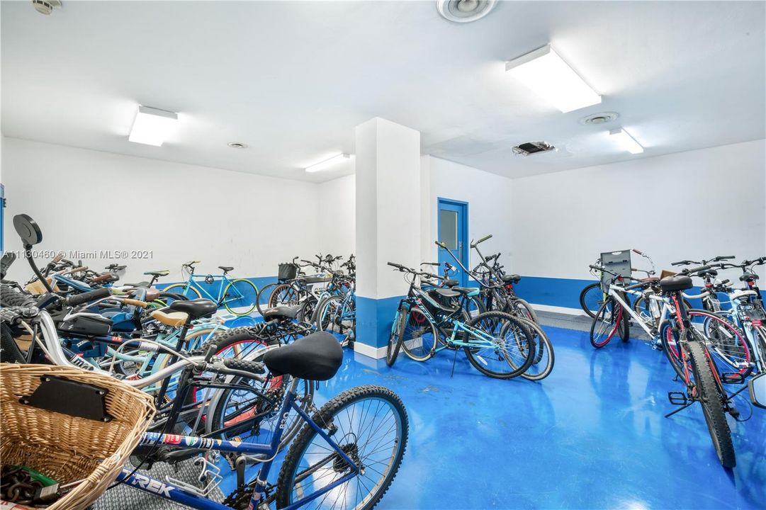 Bike room $25 annual fee