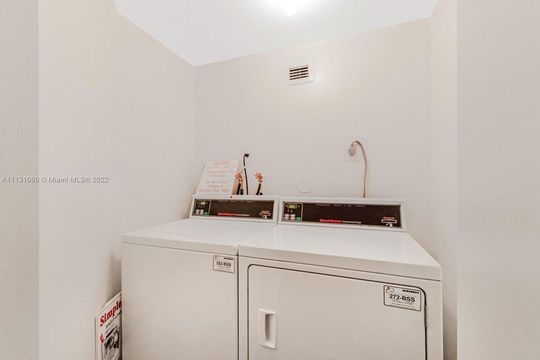 laundry just 2 doors down from unit