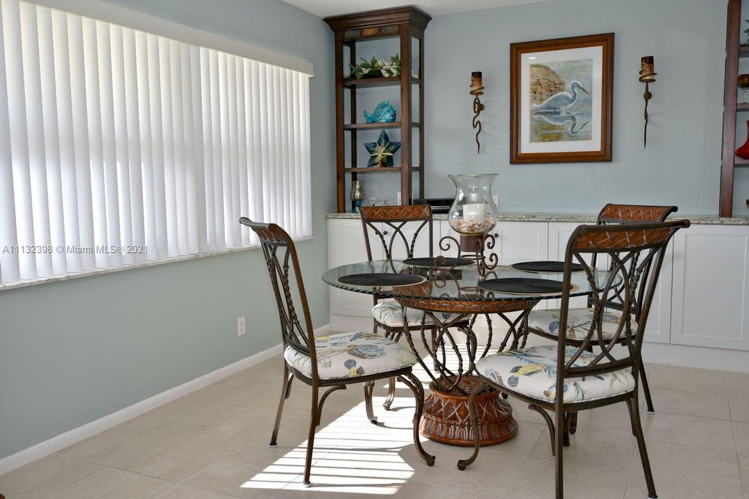 Lovely dining area