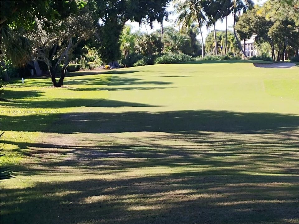 Golf views from the house. # 5 hole