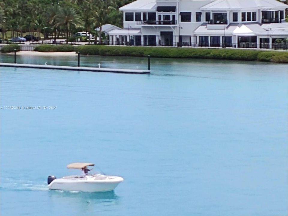 Turquoise colored water . Boating ,paddleboard, kayaking rental available near by.