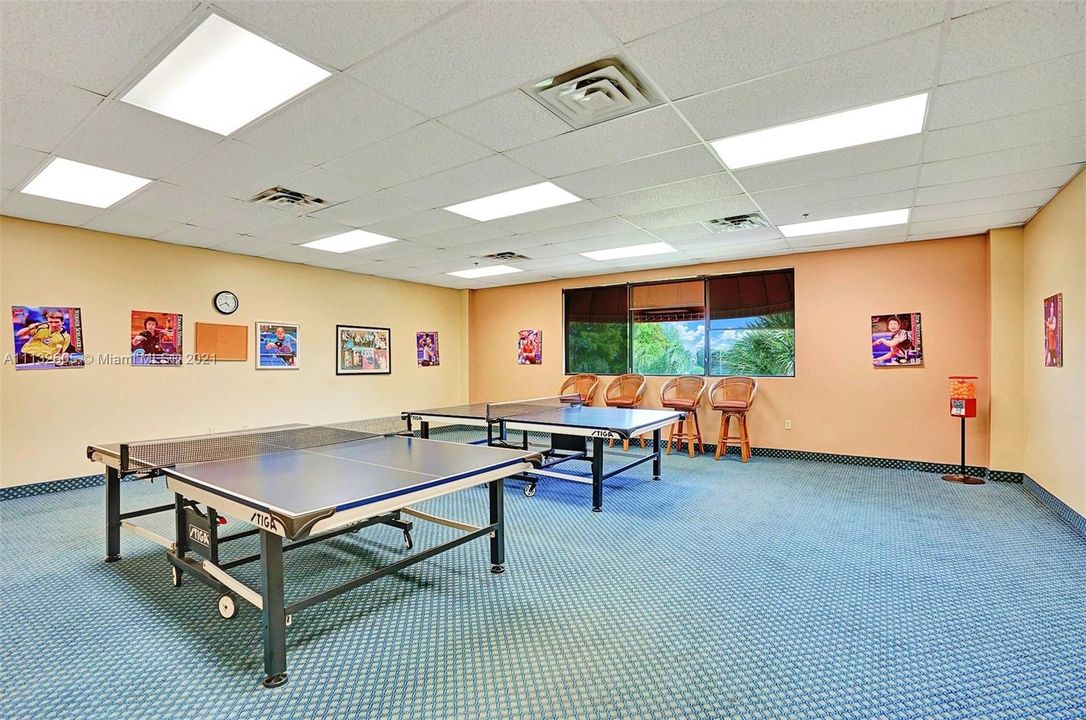 Ping pong room